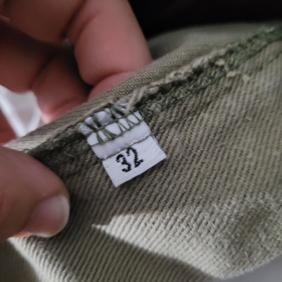 COLLEZIONE INFORMALE | straight leg khaki denim jeans - Picture 14 of 14